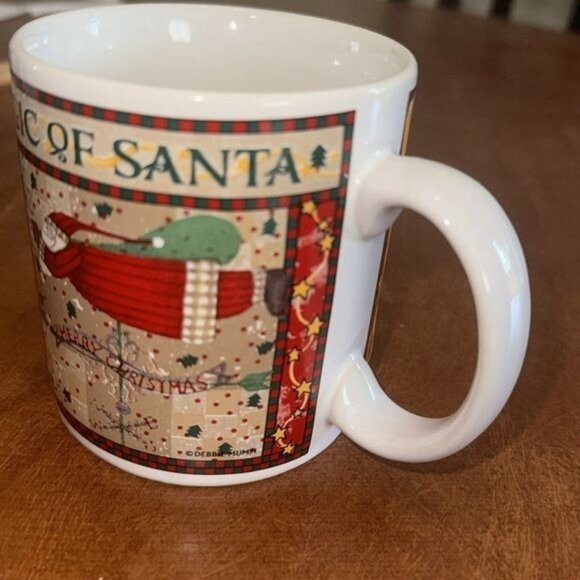 Set Of 3 Magic Of Santa Ceramic Mugs By Sakura Debbie Mumm 1997 - Picture 4 of 12